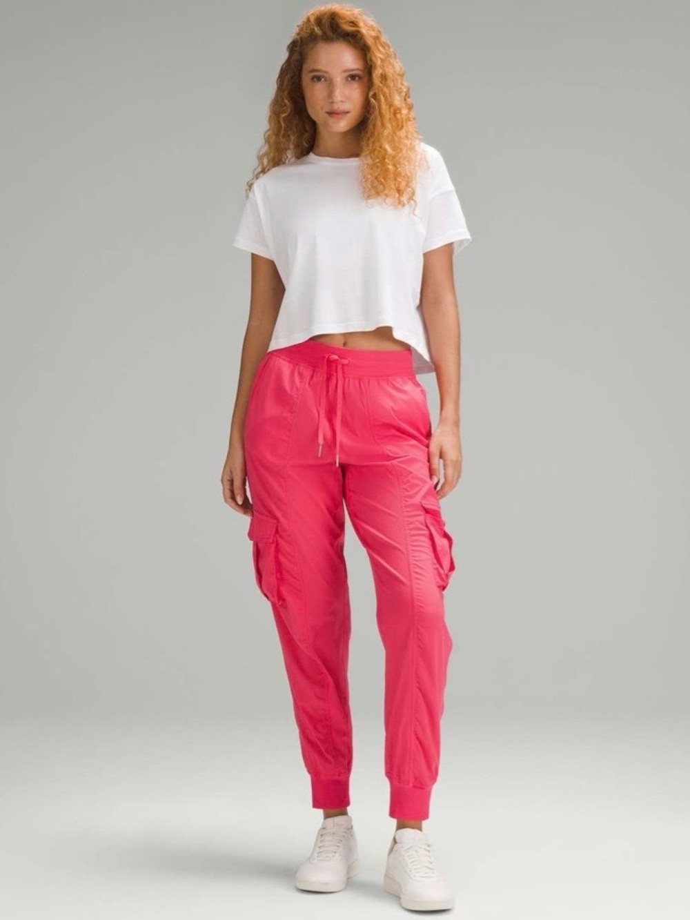 Lululemon Dance Studio Relaxed-Fit Mid-Rise Cargo Jogger Glaze Pink Medium